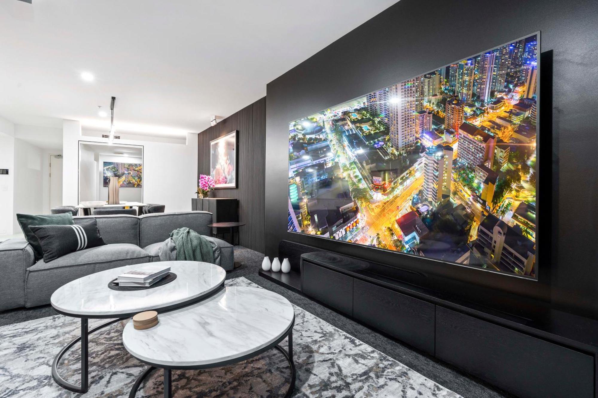 Q Tower At Surfers Paradise - Self Contained Apartments โกลด์โคสต์ ภายนอก รูปภาพ